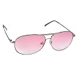 Guess Womens Rhinestone Embellished Aviator Sunglasses