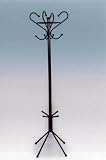 Black Finish Coat Rack