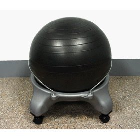 Cando Exercise Ball Chair with Locking Caster #30-1796