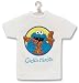 Sesame Street Mini T-Shirt w/Hanger & Adhesive: Cookie Monster