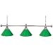 Trademark Premium 60 Inch 3 Shade Billiard Lamp Green and Silver, Green Trademark Premium 60 Inch 3 Shade Billiard Lamp Green and Silver, Green