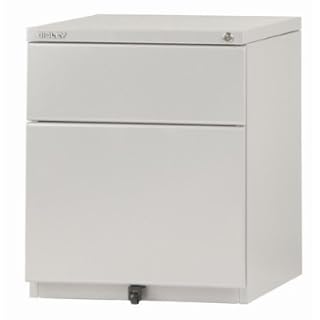 Bisley Rollcontainer OBA Stahl 1 Schub und Auszug HxBxT 519x420x565mm schwarz