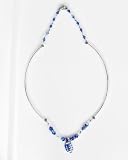 Swarovski Crystal Football Tube Necklace