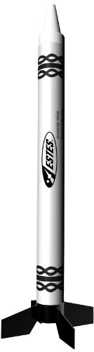 Estes Meteorite White Crayon Rocket