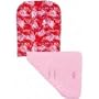 Stroller Seat Liner Roses Camo Blue