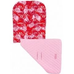 Stroller Seat Liner Roses Camo Blue picture