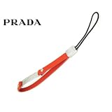 【送料無料・正規品】PRADA / プラダ カーフ スキン ストラップ オレンジ ×ｼﾙﾊﾞｰ 1AR099 【専用箱付】 プラダ シルバー