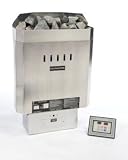 6.0 Kw SE sauna heater - Stainless - Digital Controller