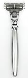 Edwin Jagger Bulbous Lined Gillette&reg; Mach3&reg; Razor - chrome