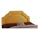 IMAGE OF Skyline Furniture Shirred Upholstered Headboard - 9904-SHANTUNG-LILAC
