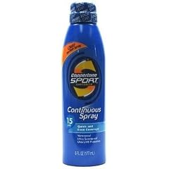 Coppertone Continuous Spray SPF #15 177 ml Waterproof (Case of 6) (Sonnenschutzmittel)