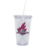 Atlanta Braves Double Wall Tumbler with Straw