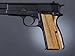 New Hogue Wood Grip - Goncalo Alves Browning High Power 9mm Semi-Automatic Precision ...