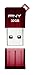 PNY Micro Sleek Attache 32GB USB 2.0 Flash Drive, Red (P-FDU32GSLK/RED-GE)