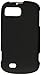 HR Wireless Rubberized Cover Case for ZTE Valet Z665C - Retail Packaging - Black