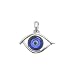 Sterling Silver Dark Blue Evil Eye Pendant