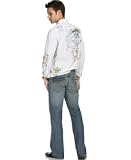 Marc Ecko - Marc Ecko Cut & Sew Crest Case Scenario Printed Pinstripe Woven Shirt, Brooklyn Knight Sweater Vest & Missionary Bootcut Jean