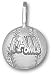 Florida Atlantic Owls Solid Sterling Silver ''FAU'' Baseball Pendant