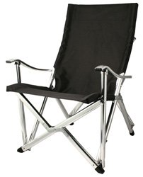 Wineglass Bay Chair A folding chair with carry bag with an amazing 320lb capacity. Honeycombed aluminum & chrome combine to engineer a chair so strong, its guaranteed for life against structural failure. Features a UV stabilized Cordura seat & a shoulder sling carry bag. The Wineglass Bay chair is without doubt the strongest, most robust chair of its kind in the world, by a substantial margin, available in contemporary colors of the new century, for outdoor entertaining with practical elegance.
