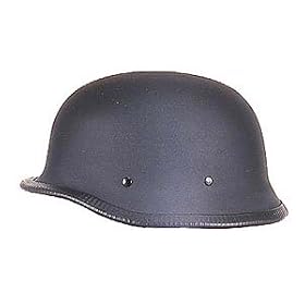 GERMAN FLAT NOVELTY MOTORCYCLE HELMET