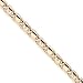 14k 6.75mm Hand-polished Fancy Link Chain Necklace - 20 Inch