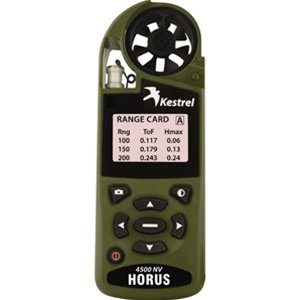 Kestrel 4500 Pocket Weather Meter Horus ATrag Ballistics w/Bluetooth - Olive Drab Night Vision