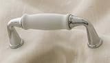 Cliffside 255-PC-W Polished Chrome/White Pull