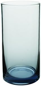 Canvas Home 4-Piece Elaina Collins Glass Set, Light Blue