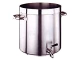 Paderno Grand Gourmet Tall Stockpot With Tap 50cm (PA1102_50)