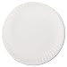 AJM Packaging PP9GREWH 9" White Paper Plates Green Label (10 Packs of 100)