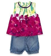 2 Piece Autograph Abstract Print Dress & Jeans Outfits