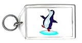 Keychain with penguin, arctic, bird