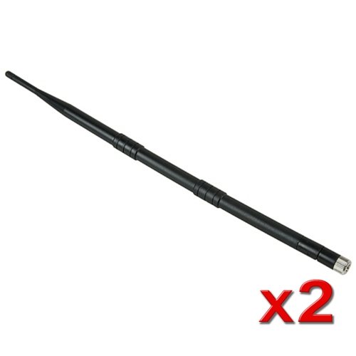 2 pack 802.11g 9dBi OMNI-Directional Swivel Booster Antenna for Linksys WET11, WET54G, WMP11 PCI Card, WPS11, WMP54G, WMP54GS, WRT54GC
