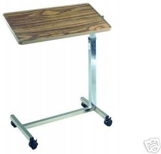 INV6418EA - Tilt-Top Overbed Table, 30 x 15 x 3/4, 25-3/4 to 39