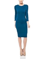 The Jersey Dress Company Vestido 3306 (Azul Petróleo)