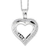 MOM Diamond Heart Pendant