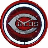 Cincinnati Reds Plasma Neon Clock