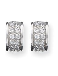Sterling Silver CZ Earrings QE3232"