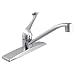 LDR 011 1100 Single Handle Kitchen Faucet, Chrome , Not CA/VT Compliant