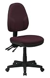 Office Star 36420 DUAL FUNCTION ERGONOMIC CHAIR WITH RATCHET BACK HEIGHT Black 21