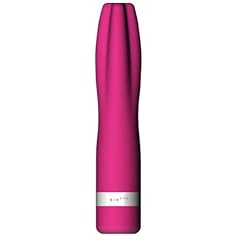 SinFive Ilo Himbeer- taillierter Vibrator mit kreuzf�rmiger Spitze - pink / rot - L�nge: ca. 21 cm - � max. 4 cm