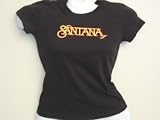 Dragonfly Clothing Licensed Carlos Santana Baby Doll T Shirt, Santana Concert Shirt
