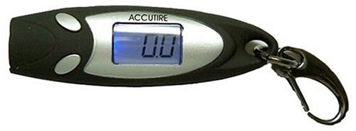 Accutire MS-4650 Key Chain Digital Tire Gauge with Flashlight