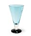 Aqua V-Shaped Goblet by Abbott