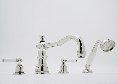 Buy Tub Set W Handshower by Rohl – U3745L in Polished Nickel