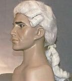 Garland Costume Wig... George Washington #CW504 White