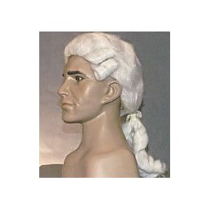 Garland Costume Wig... George Washington #CW504 White