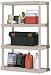 Utility Shelving 4 Shelf Unit, 36 W x 18 D x 55 H