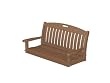 51" Recycled Earth-Friendly Cape Cod Outdoor Patio Chain Swing - Raw Sienna
