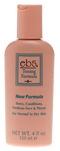 eb5 Facial Toning Formula for Normal to Dry Skin, 4-Ounce Bottles (Pack of 3)